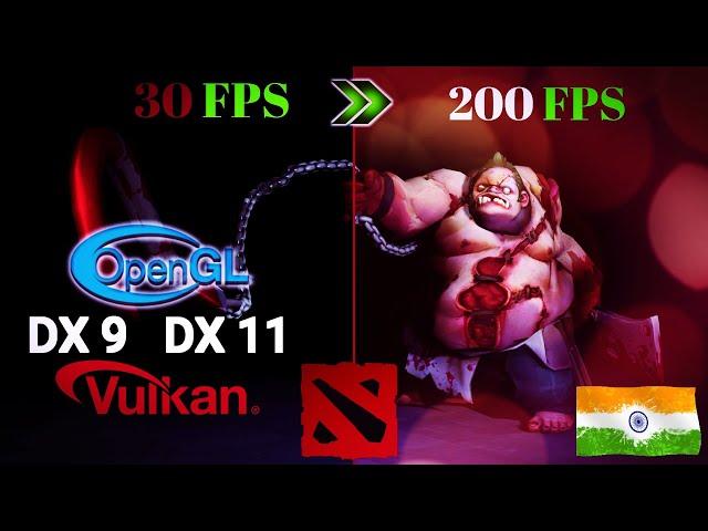 [2021] Dota 2 Vulkan vs DX11 vs DX9 vs Open GL | DotA 2 FPS Benchmark (Dramatically Boost FPS)