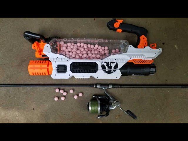 Fishing with Nerf Gun - Making a Boilie Gun for Carp & Catfish Bait