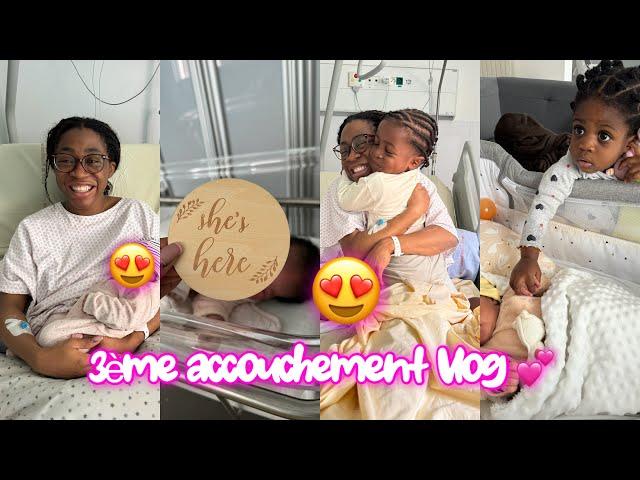 VLOG | J’ai accouché  ! SANS péridurale ( encore )  | 3ème bébé faisait 4KG  #dalhiailoveyou