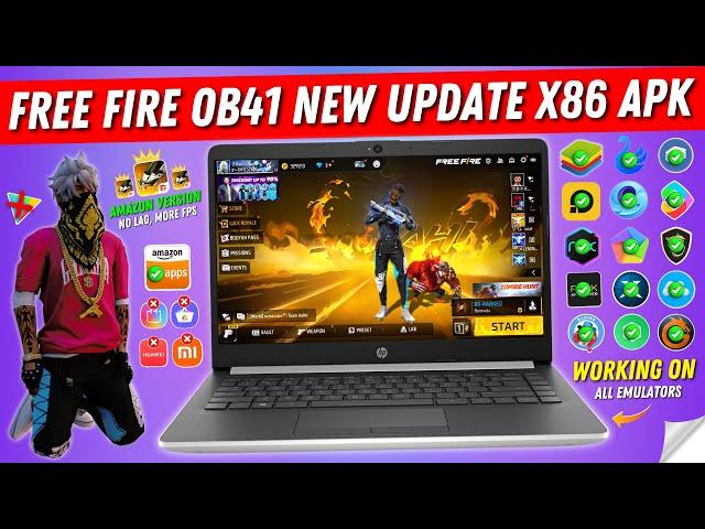 How to Download Free Fire OB41 New Update x86 Amazon Store Version | Free Fire New Update OB 41 APK