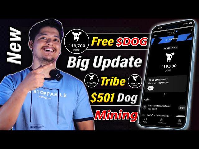 Confirmed $501 Claim - DOGS Tribe Telegram Bot & Withdrawal - Update Airdrop DOGs Mining BOT 2024 