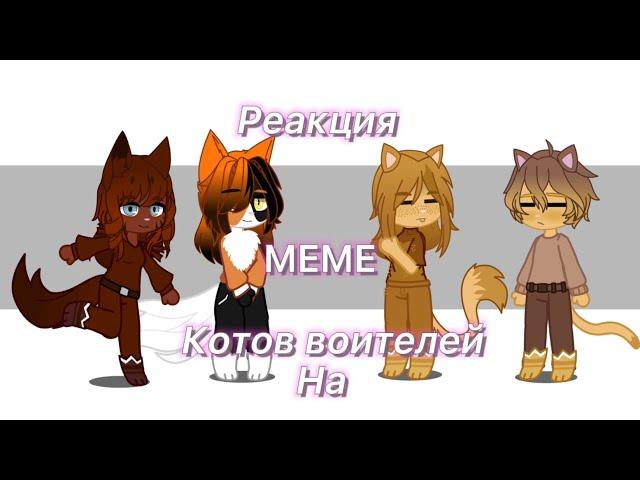 Реакция котов воителей на meme (коты воители из "Месть Кленовницы") ️МОЕ AU ️(чит,опис.)