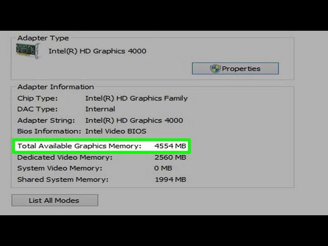 How to Increase Intel HD Graphics 3000 And More VRAM 1GB 2GB 3GB 4GB