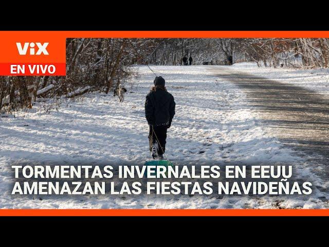 Tormentas invernales en EEUU amenazan las fiestas navideñas | La Voz de la Mañana