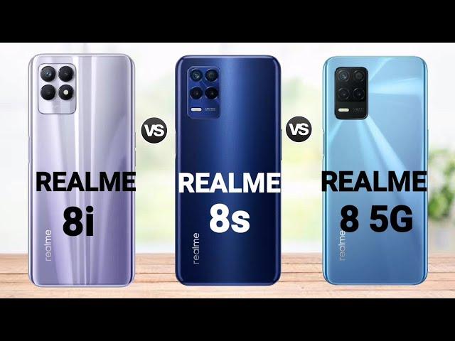 Realme 8i vs Realme 8s 5g vs Realme 8 5g || full comparison || specification