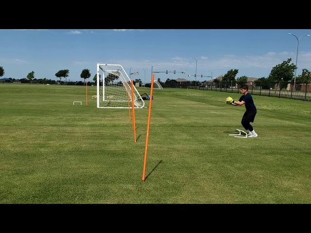 U-14 Goalkeeper Training | Diving & Shot stopping + Footwork