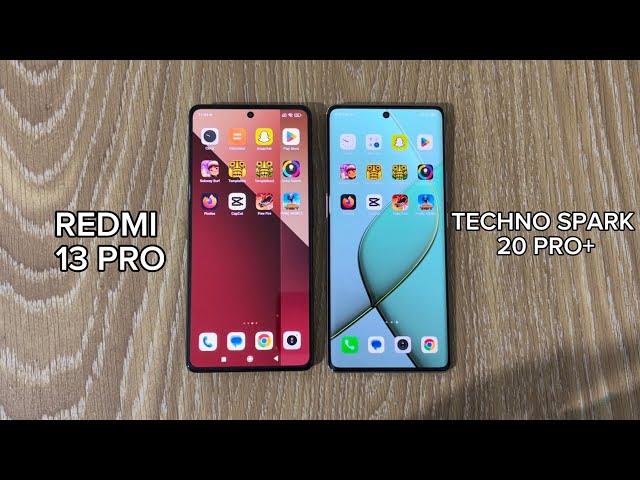 TECHNO SPARK 20 PRO+ vs REDMI NOTE 13 PRO - SPEED,GAMING AND RAM MANAGEMENT TEST!!