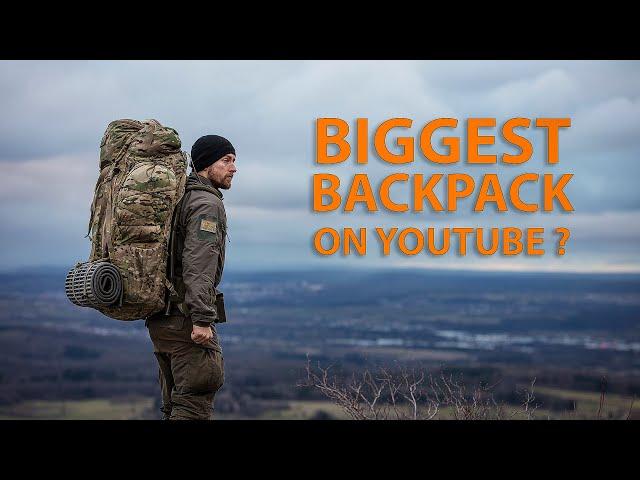 Biggest Military Backpack on Youtube? Selfmade Rucksack.