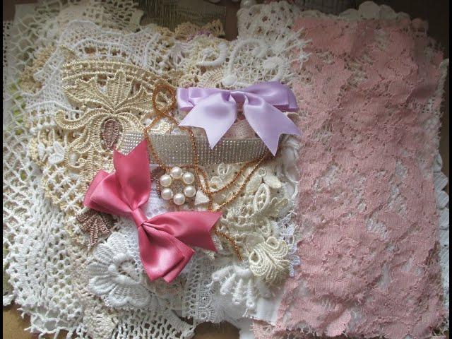 Vintage Play Kit - Heaps of goodies like Appliques, Doilies - jennings644 - Teacher of All Crafts