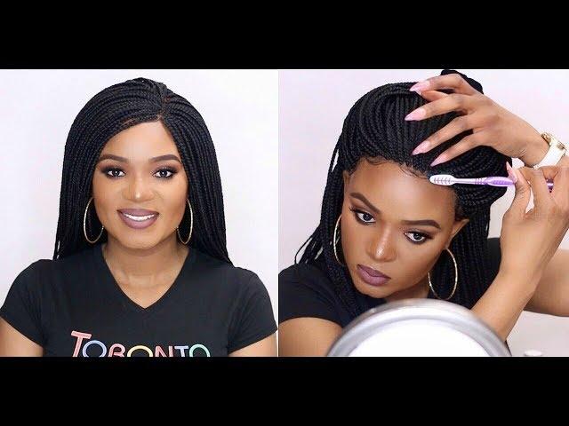 OMG! ISSA WIG!! REALISTIC BOX BRAID WIG FOR LESS FT. ANNE ELISE REAL HAIR | OMABELLETV