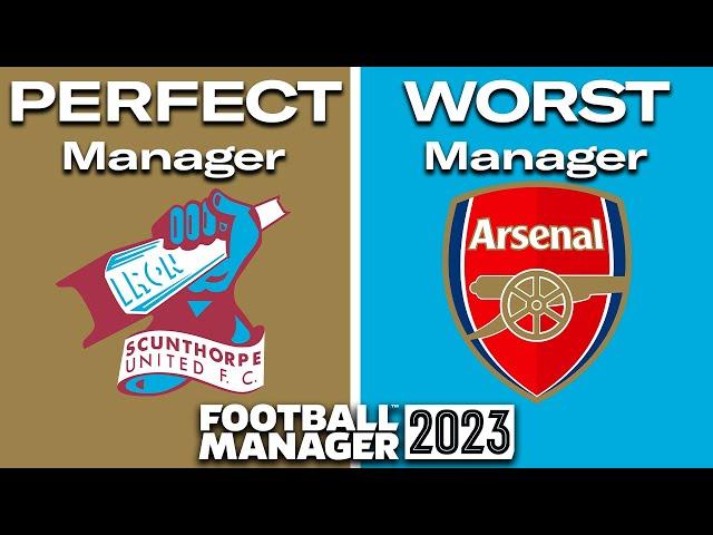 The PERFECT vs WORST Manager in FM23