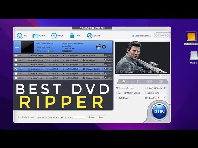 How to Convert DVD to MP4 on Mac & PC, Backup Old/New DVD on Mac | Try for Free. AP Tech