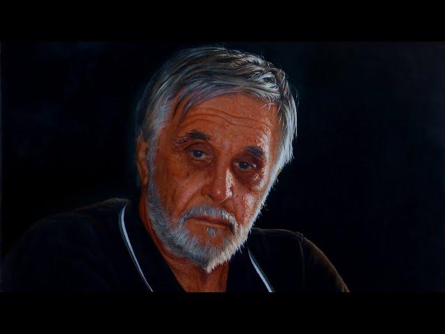 Roberto - Part1 - Hyperrealism Painting by David El-Melky