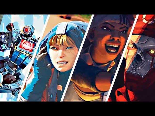 TODOS LOS TRAILERS ANIMADOS DE APEX LEGENDS | Sub Español (1-4 Temporada)