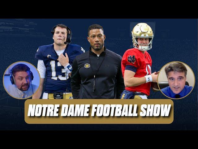 Notre Dame football show: Riley Leonard injury, Angeli's strengths | Where the Irish go from here