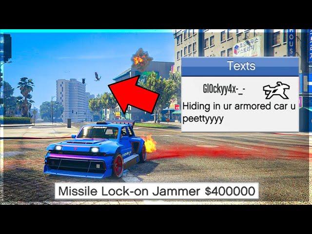 Anti Missile Trolling Griefers With The LA COUREUSE on GTA Online!!