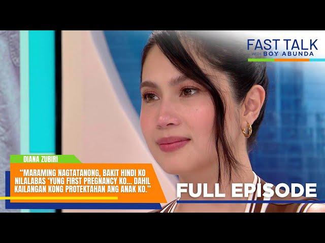 Fast Talk with Boy Abunda: Diana Zubiri, ibinahagi ang istorya ng unang anak (Full Episode 528)