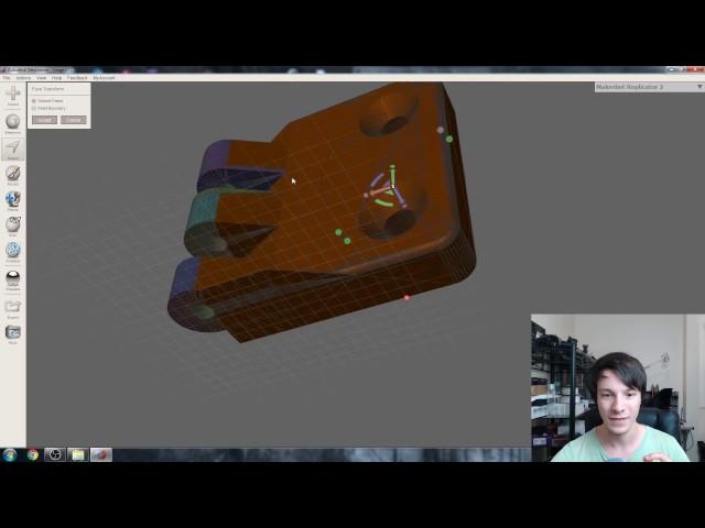 How to use the Face Transform Tool in Meshmixer - Quickly alter .stl files!