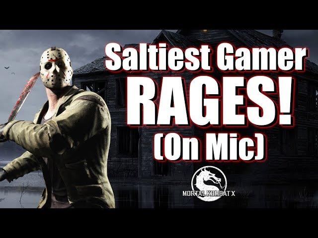 THE SALTIEST GAMER EVER RAGE QUITS | Mortal Kombat X