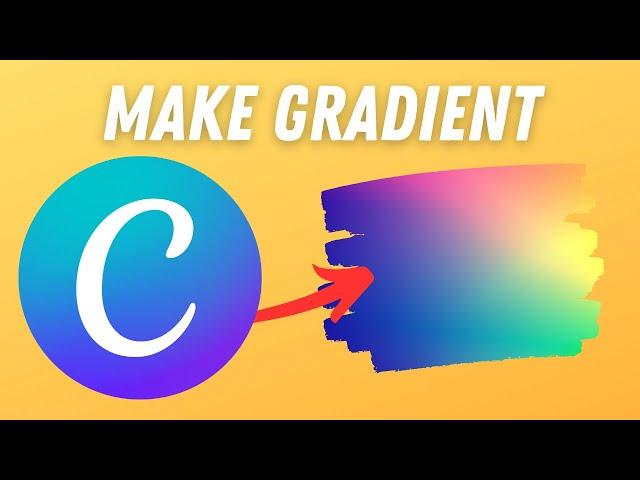 How to Make Gradient Background in Canva | Creating Stunning Gradient Backgrounds | Canva Tutorial