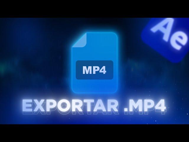 COMO RENDERIZAR EM MP4 NO AFTER EFFECTS - 2023