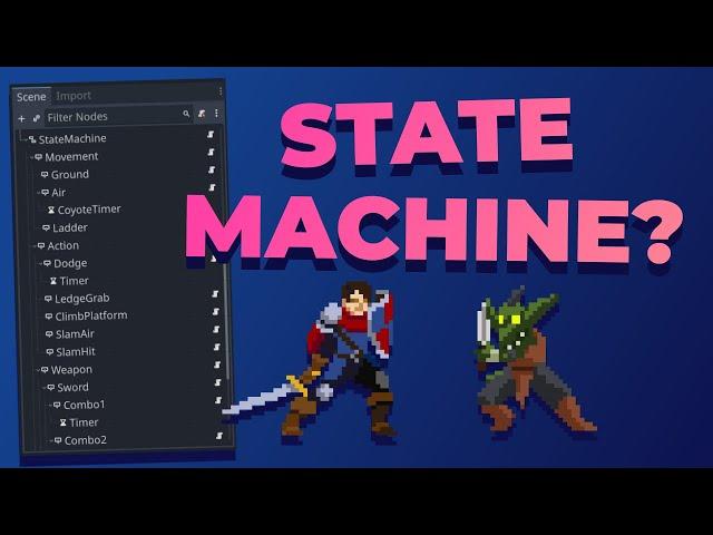 When should you use the State pattern in Godot?