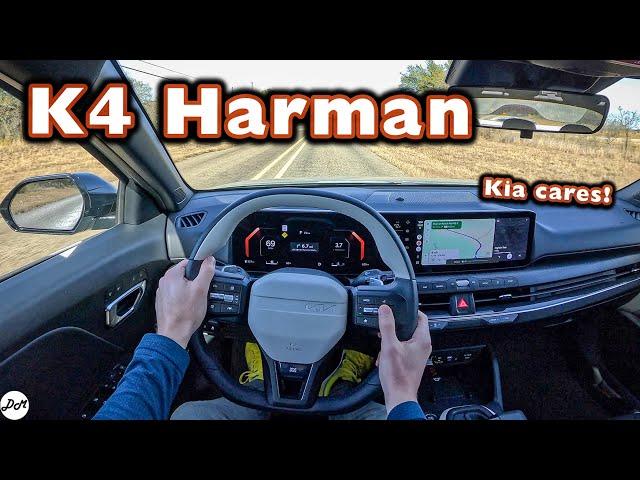 2025 Kia K4 – Harman Kardon 8-speaker Sound System Review