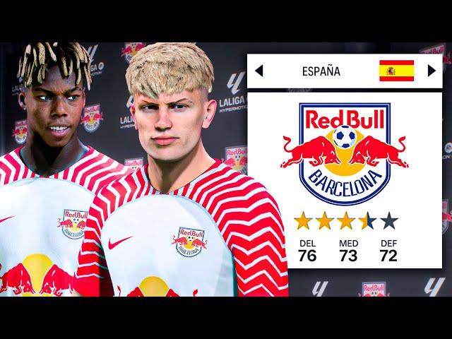 FUNDÉ el RED BULL BARCELONA (Modo Carrera) FC 2024