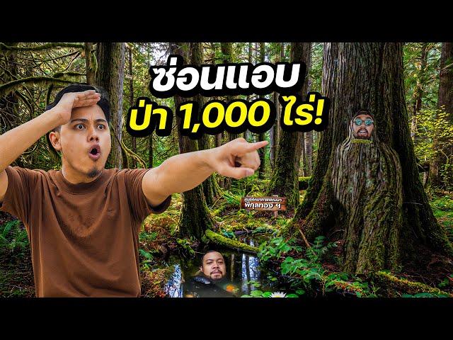 เล่นซ่อนแอบในป่า 1,000 ไร่ !! แข่งกับทีมงานทั้งบริษัท ..