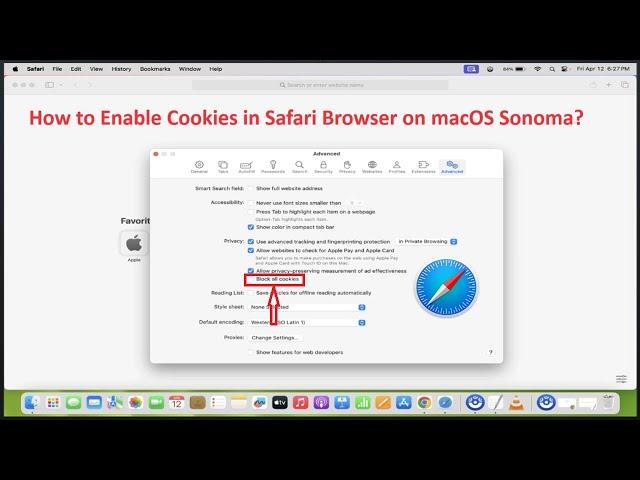 How to Enable Cookies in Safari Browser on macOS Sonoma?