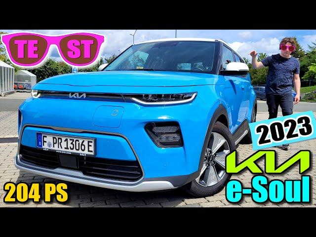 Kia e-Soul 2023 - Der Rosa-Rote-Brillen-Test - 150 kW / 204 PS - Fahr Bericht Meinung Daten Infos EV