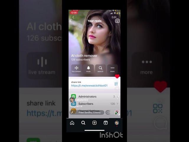 Ai clothes remover telegram bot link || ai undress bot name