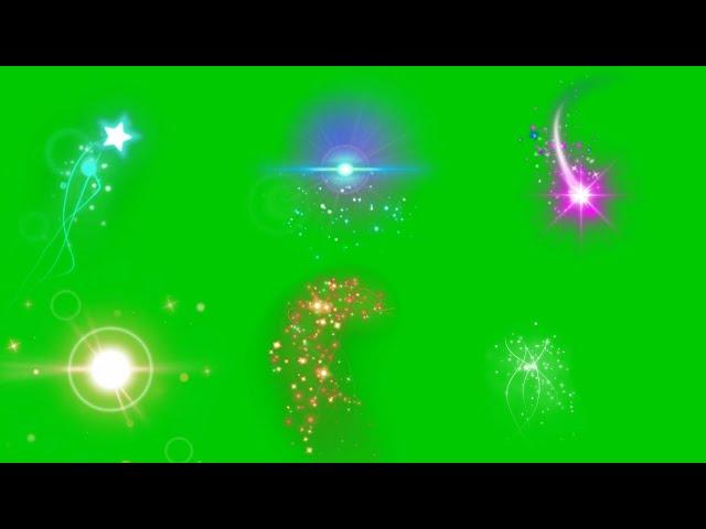 10 awesome shoot stars effects animations green screen HD | Crazy Editor