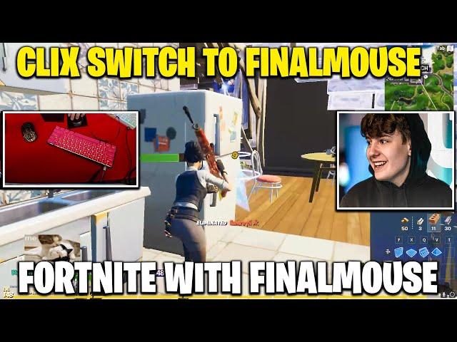 Clix First Time Playing Fortnite With The New Wireless Finalmouse