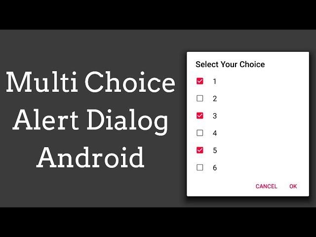 AlertDialog with checkbox list android - MultiChoice AlertDialog