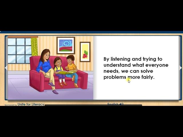 FAIR FOR EVERYONE story for kids, children, ESL, EASY ENGLISH READ ALONG AUDIO STORY BOOK