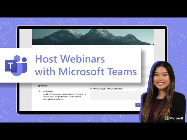 Host Webinars with Microsoft Teams | Modern Work Customer Success