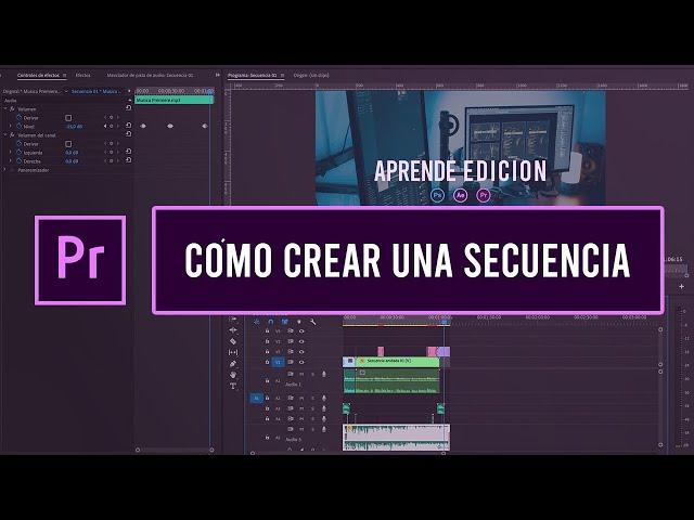 Cómo crear una secuencia en Adobe Premiere // Adobe Premiere 2020