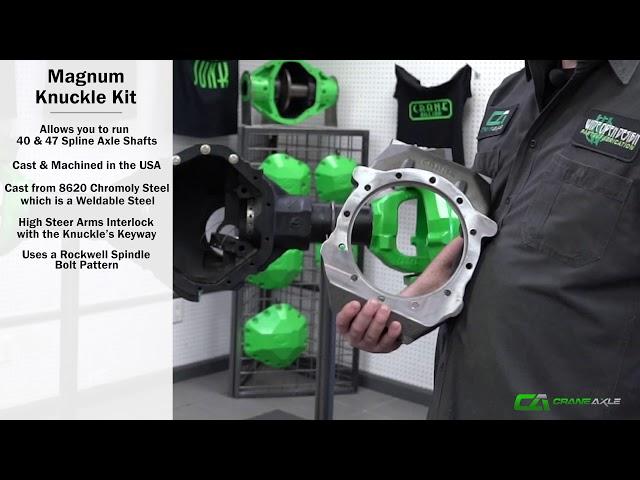 Magnum Knuckle Kit Overview - Crane Axle