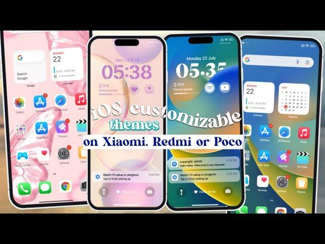 Customize your Android to iOS 17 Style using this theme with Depth Effect Lock Screen!