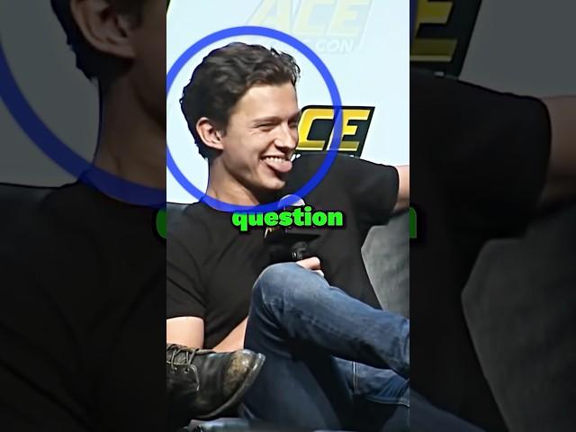 Tom Holland Answered This Question SO FAST… #spiderman #tomholland #zendaya #shorts