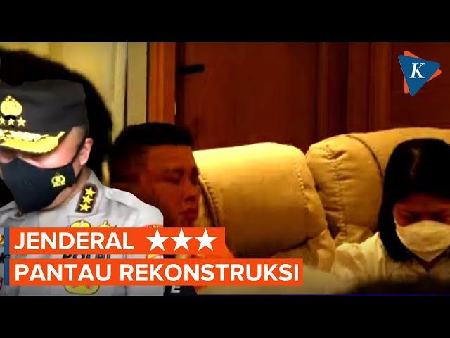 Ketua Timsus Polri Pantau Rekonstruksi Kasus Pembunuhan Brigadir J