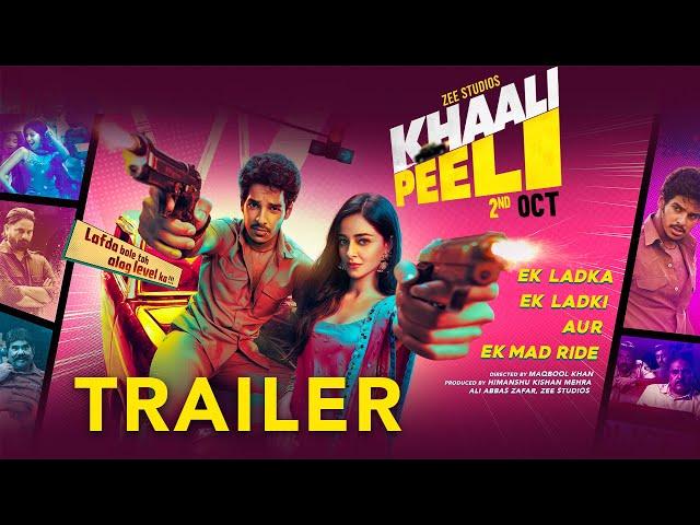 Khaali Peeli | Trailer | Ishaan | Ananya | Maqbool Khan | Zee Plex | 2nd Oct