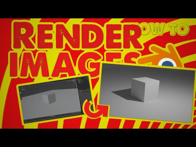 How to render an image (Blender tutorial)