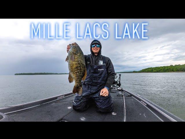 Giant Smallmouth Bass On Mille Lacs Lake!