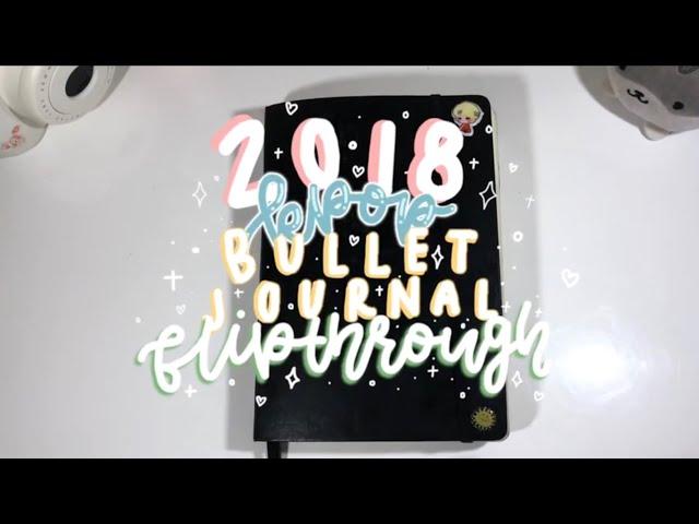 2018 k-pop bullet journal flip-through!