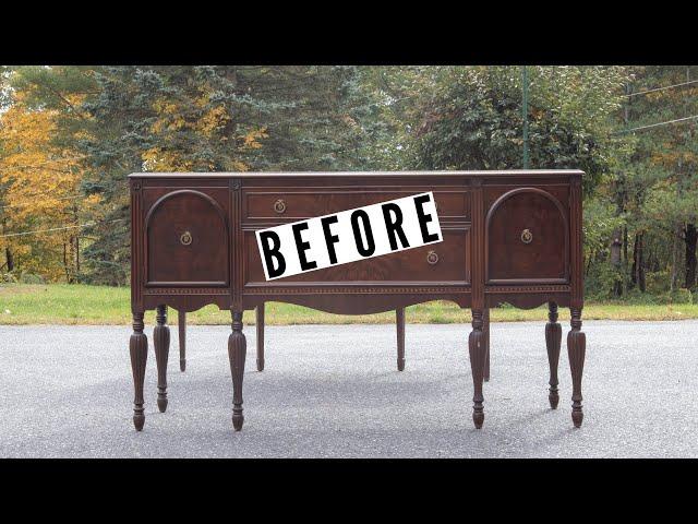 Vintage Glam ~ The Vintage Buffet Makeover