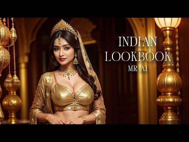 [4K] AI ART Indian Lookbook Girl Al Art video - Gold Souk