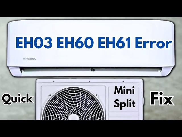 How to Fix EH03 EH60 EH61 Error Codes in Mini Split AC Easily