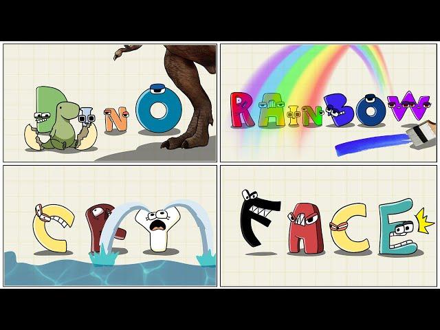 Alphabet Lore PARODY COMPILATION / Alphabet Lore animation @Mike Salcedo